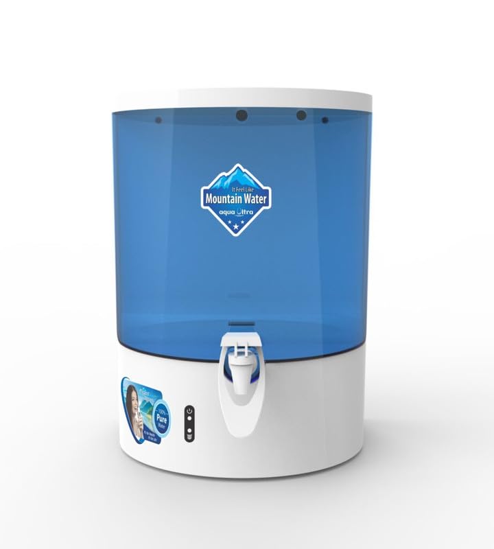 Aqua Ultra Mountain water Copper +zinc+ alkaline 9-L RO+UV Water Filter Purifier