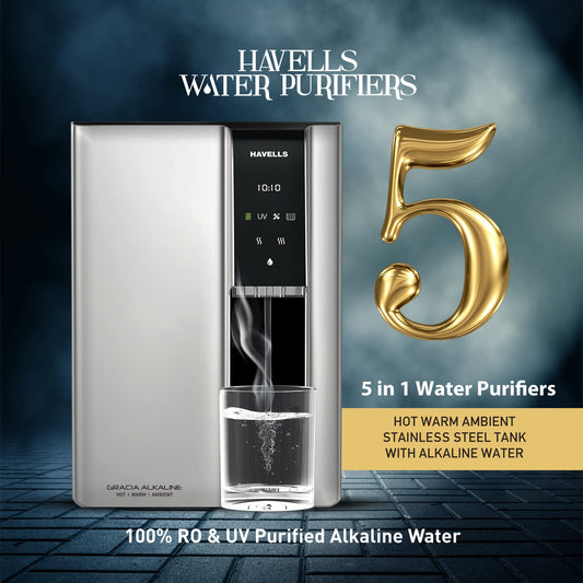 Gracia Alkaline Water Purifier (Silver & Black)