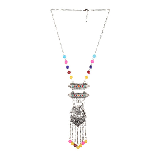 Handmade Hanging Tassel Necklace-Necklace-ONESKYSHOP