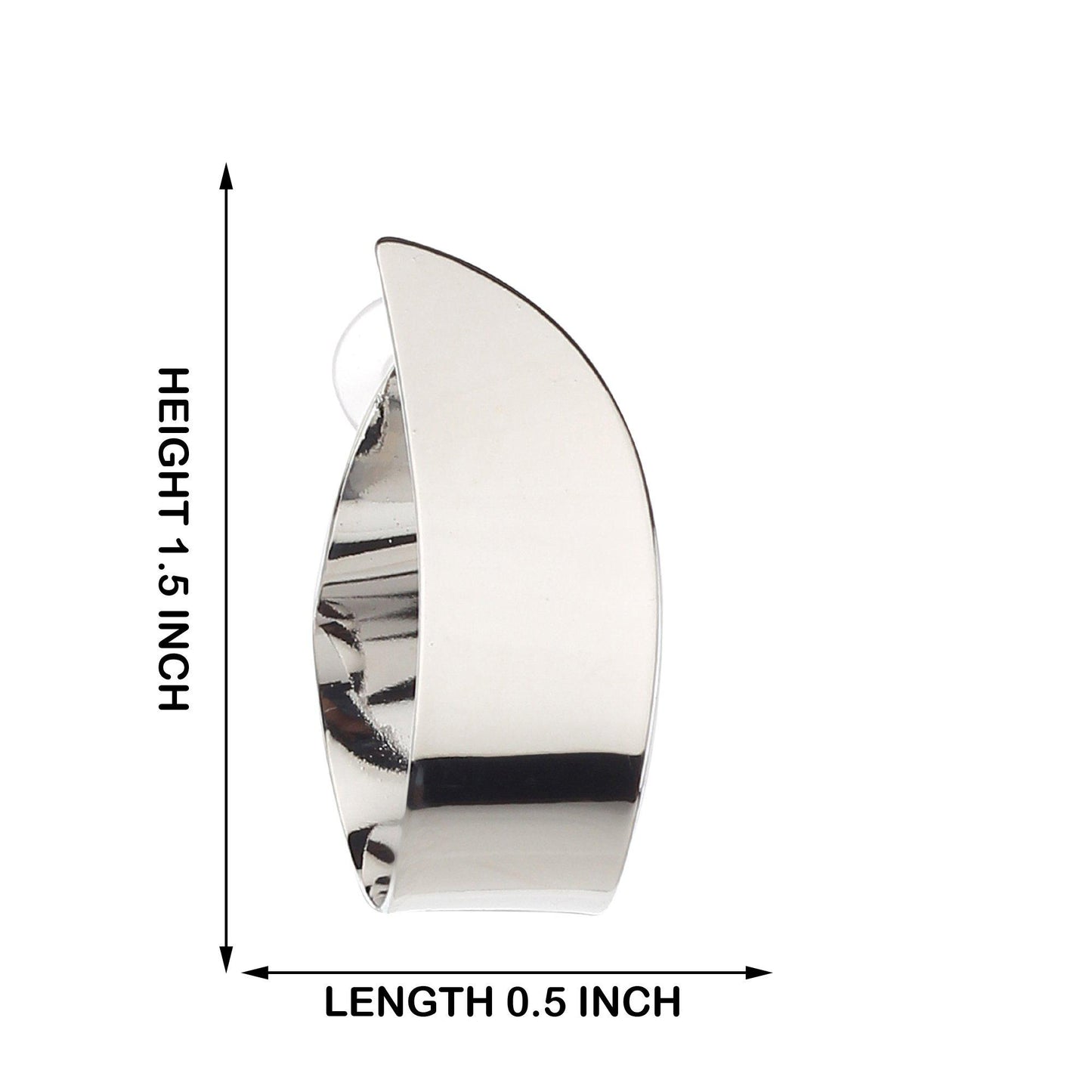 Designer Curve Shape Korean Earrings-Earrings-ONESKYSHOP