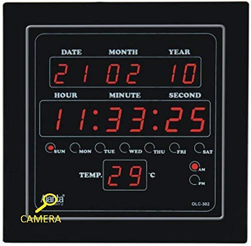 Secret Digital Wall Clock Camera