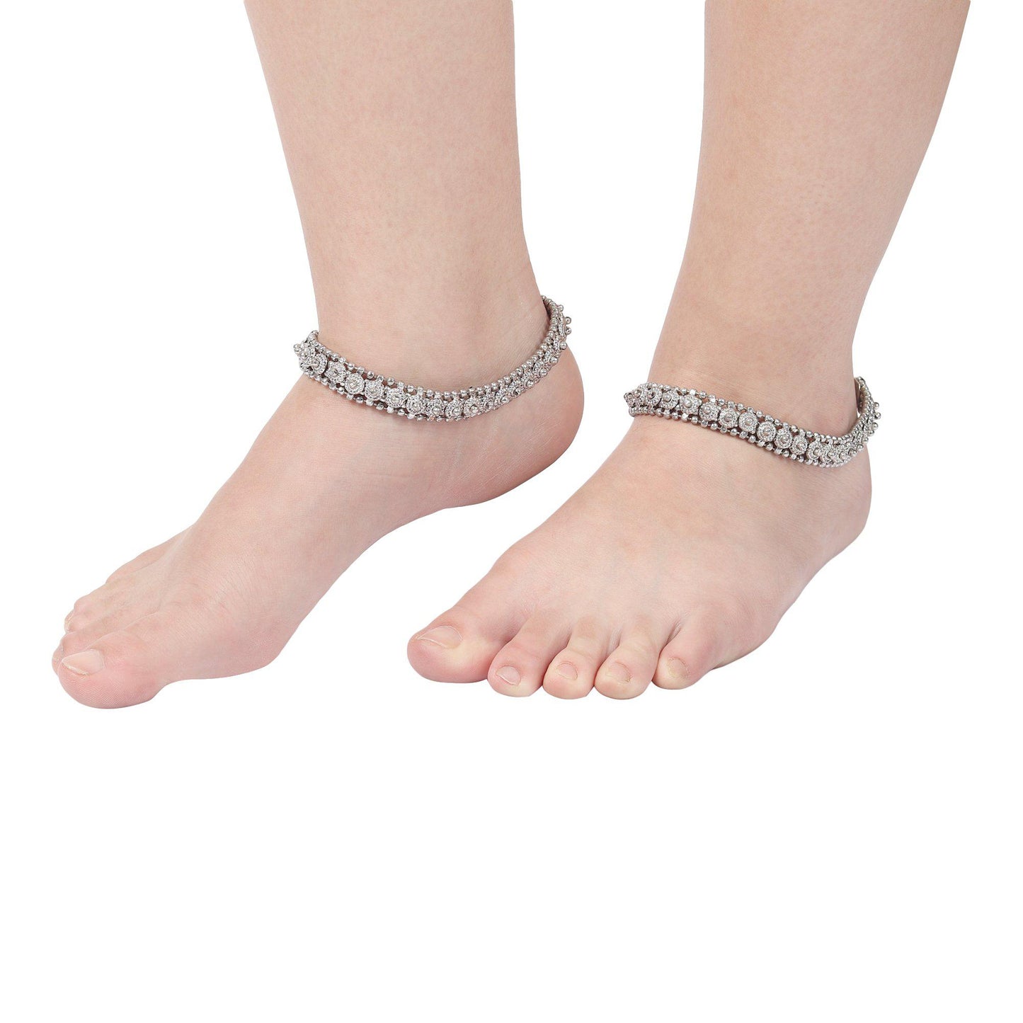 Silver Plated Anklet-Anklet-ONESKYSHOP