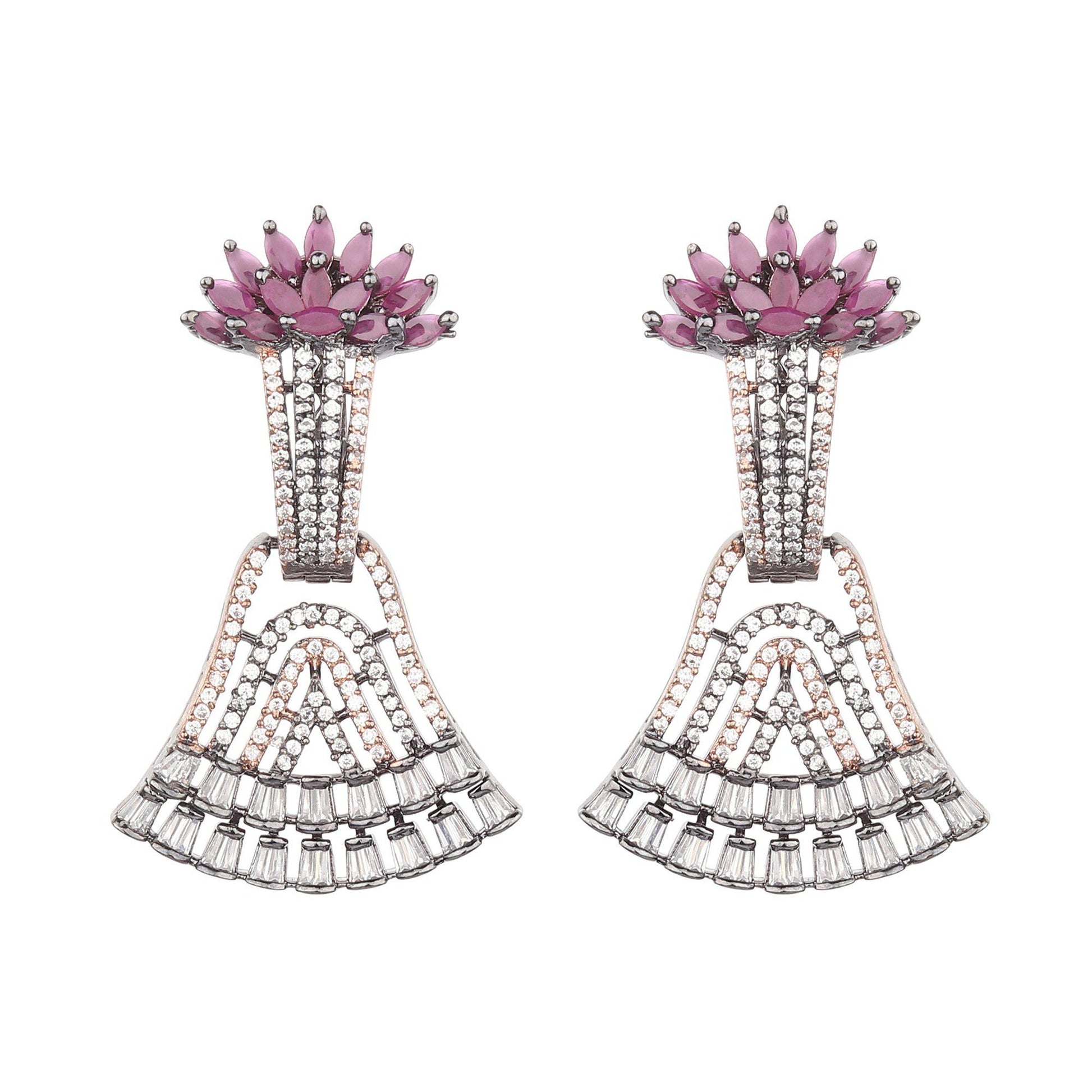 Beautiful American Diamond Earrings-Earrings-ONESKYSHOP