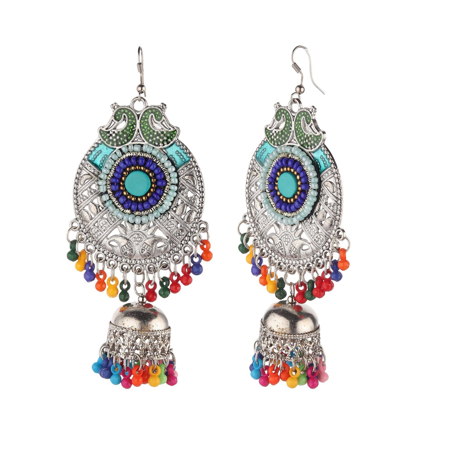 Delightful Multicolor Dangler-Earrings-ONESKYSHOP
