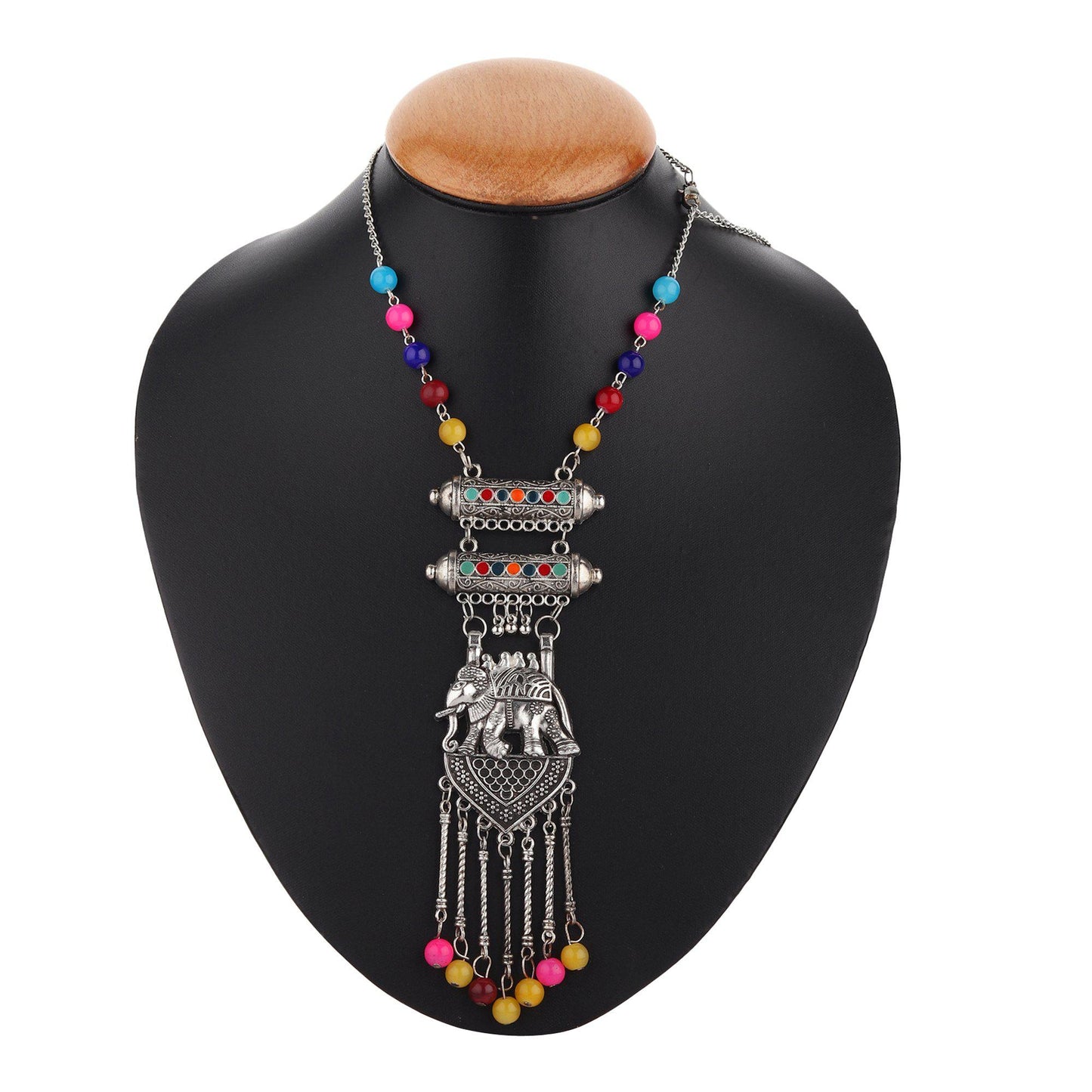 Handmade Hanging Tassel Necklace-Necklace-ONESKYSHOP
