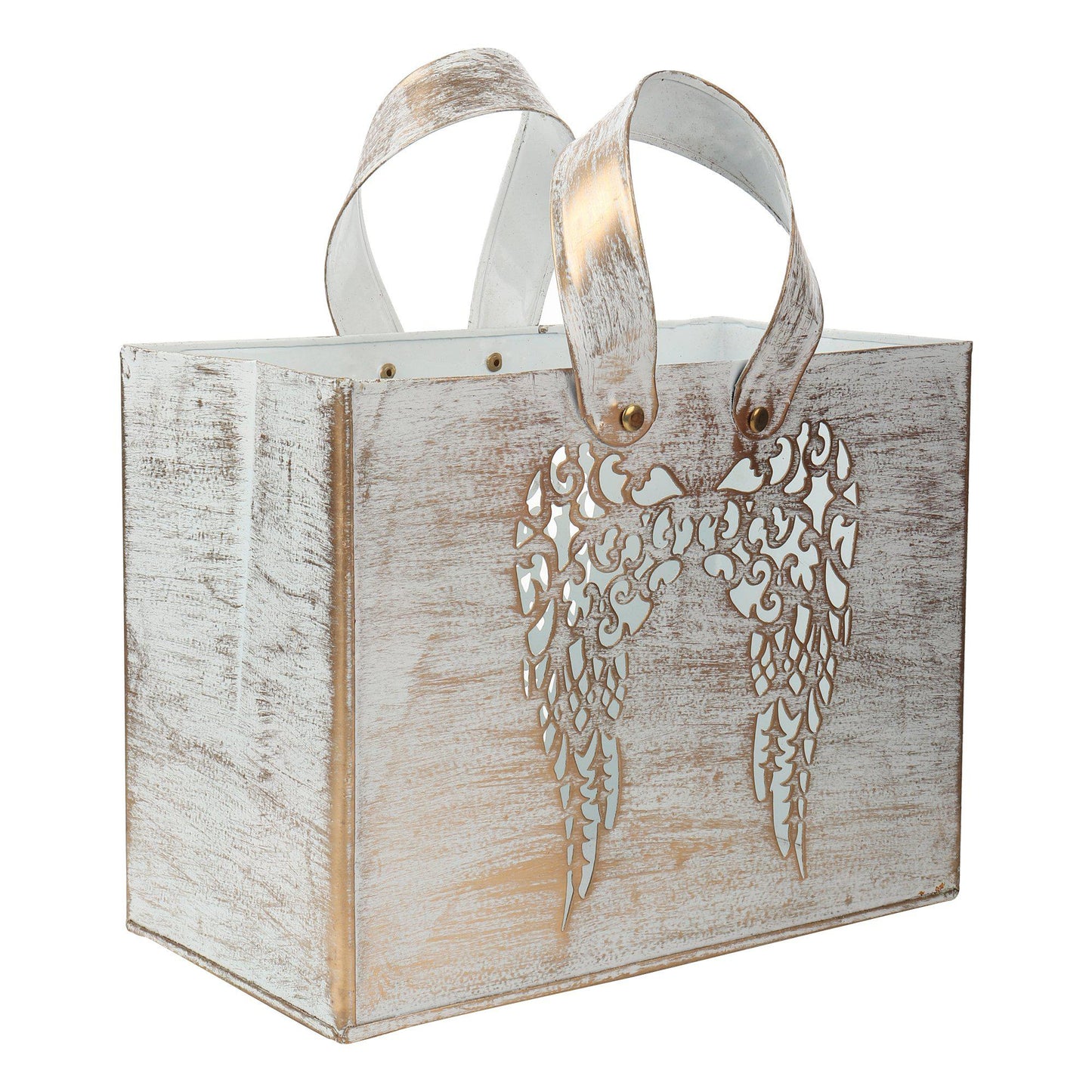 Gift Hamper In Designer Basket Bag-Iron Basket Bag-ONESKYSHOP