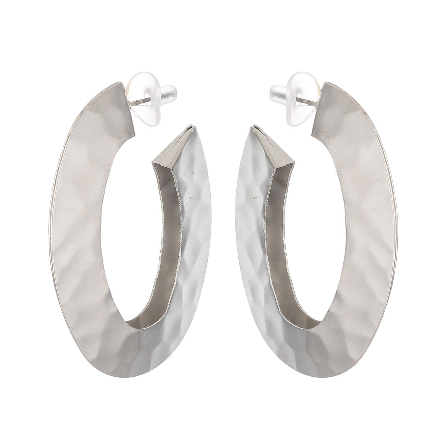 Designer Geometric Circle Stud-Earrings-ONESKYSHOP