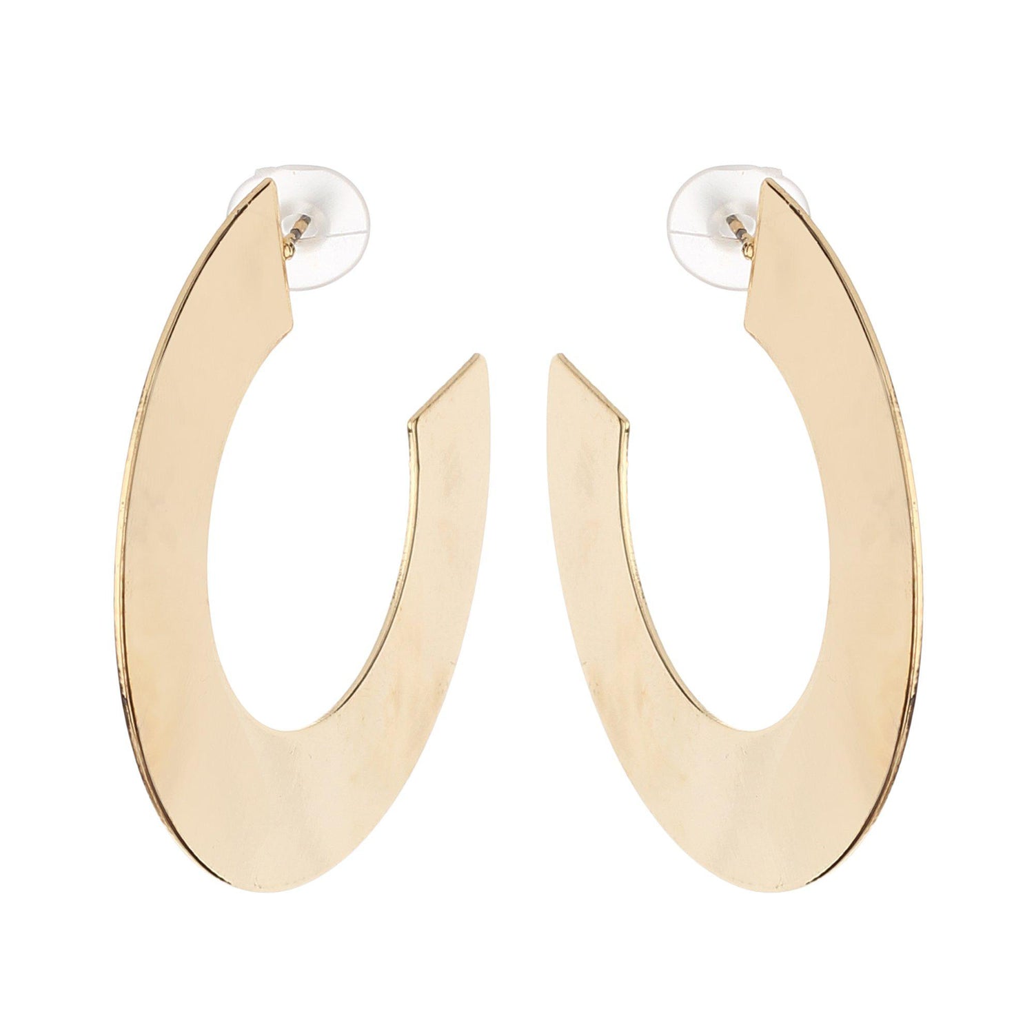 Geometric Designer Hoop Earrings-Earrings-ONESKYSHOP