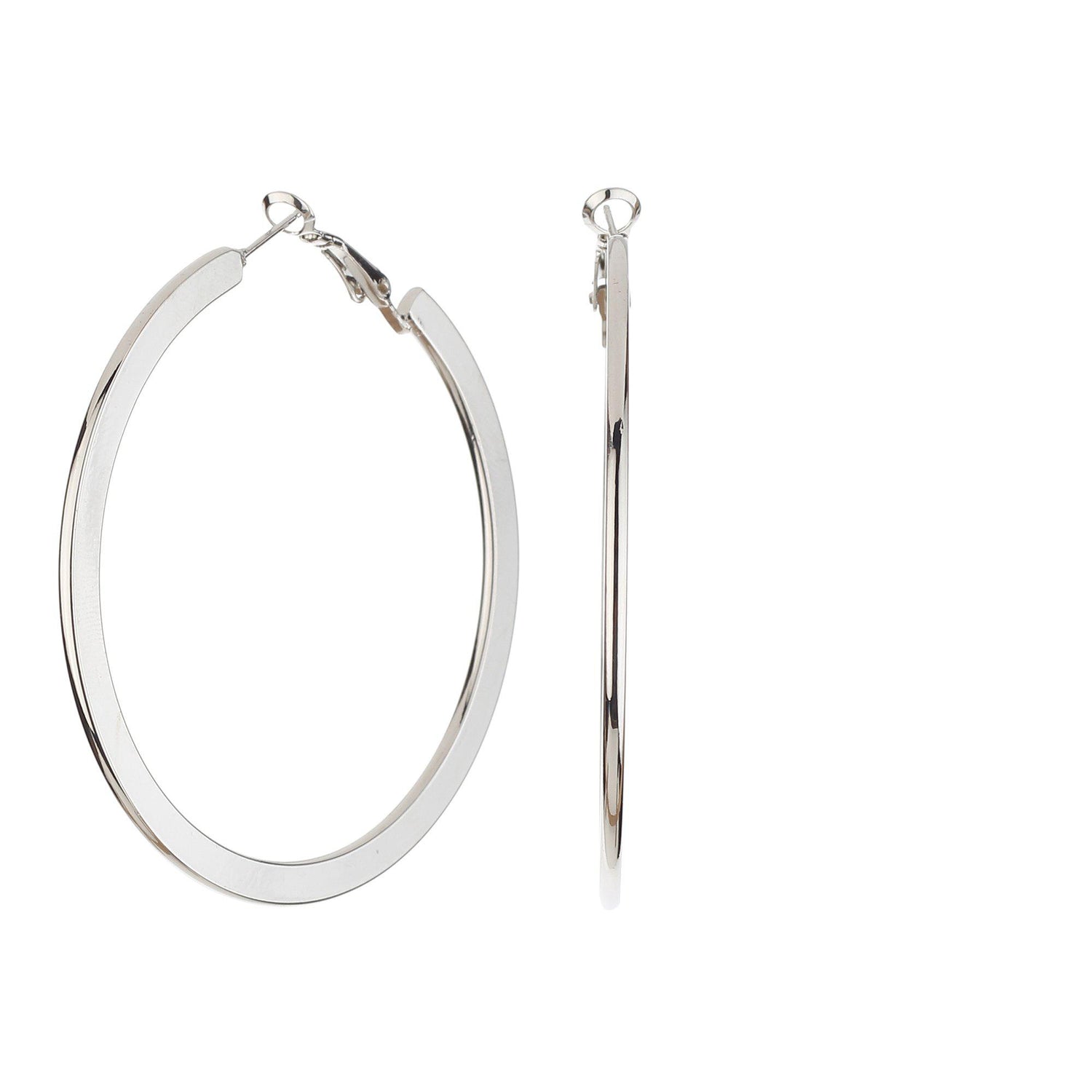 Designer Korean Circle Hoop Earrings-Earrings-ONESKYSHOP