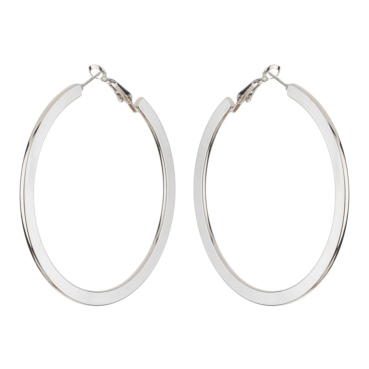 Designer Korean Circle Hoop Earrings-Earrings-ONESKYSHOP