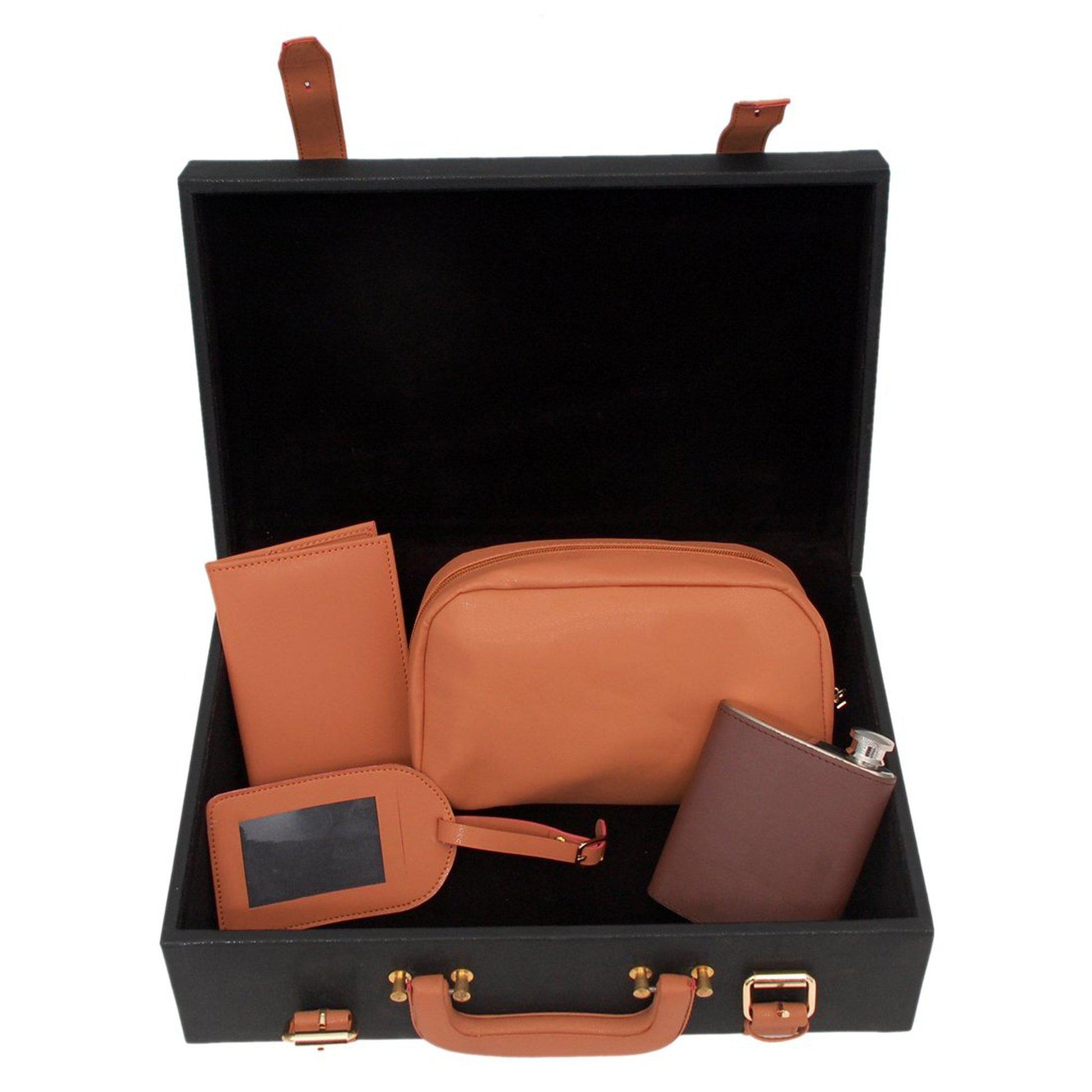 Leather Trunk Box For Men-Gift Set-ONESKYSHOP