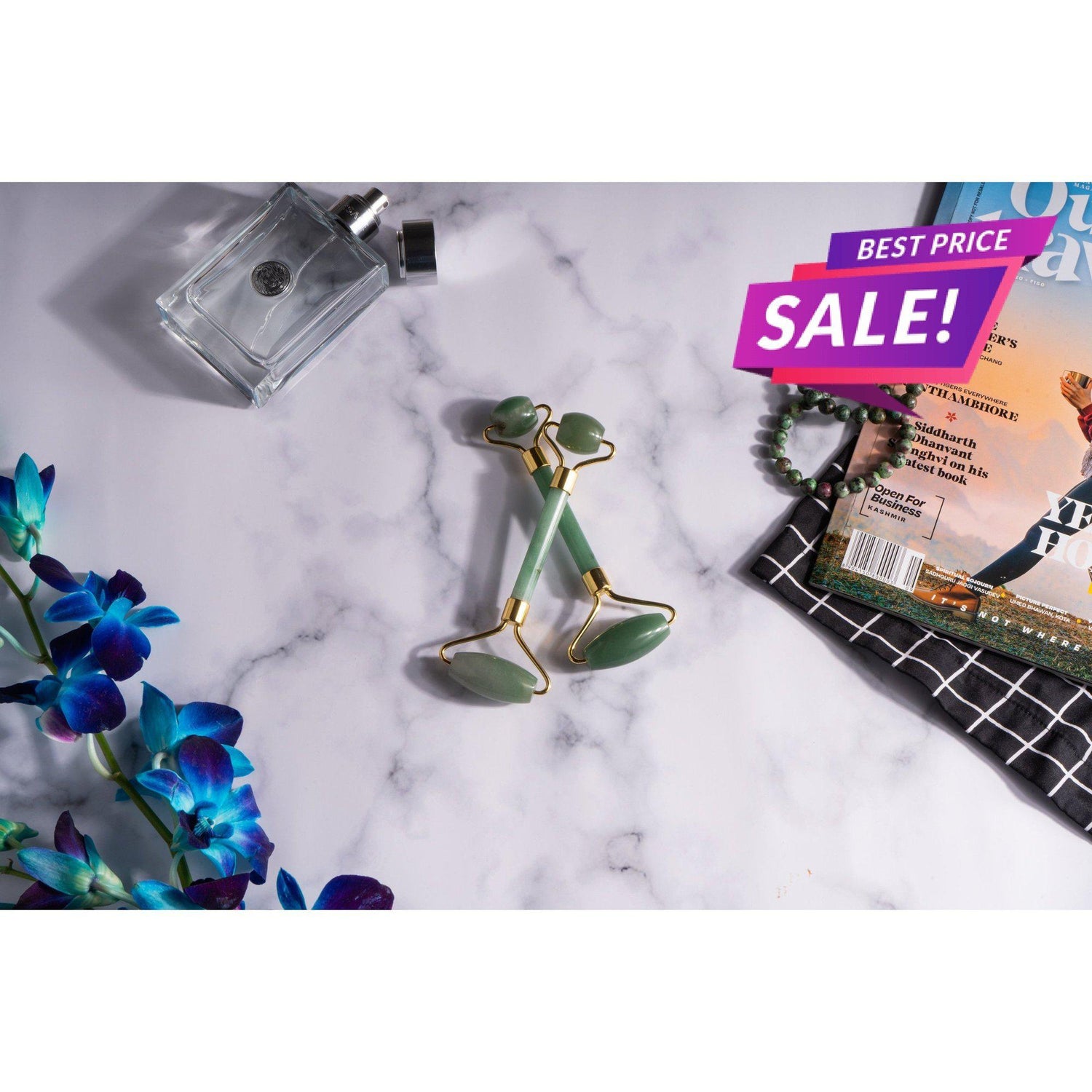 Jade Crystal Face Roller-SKIN CARE-ONESKYSHOP
