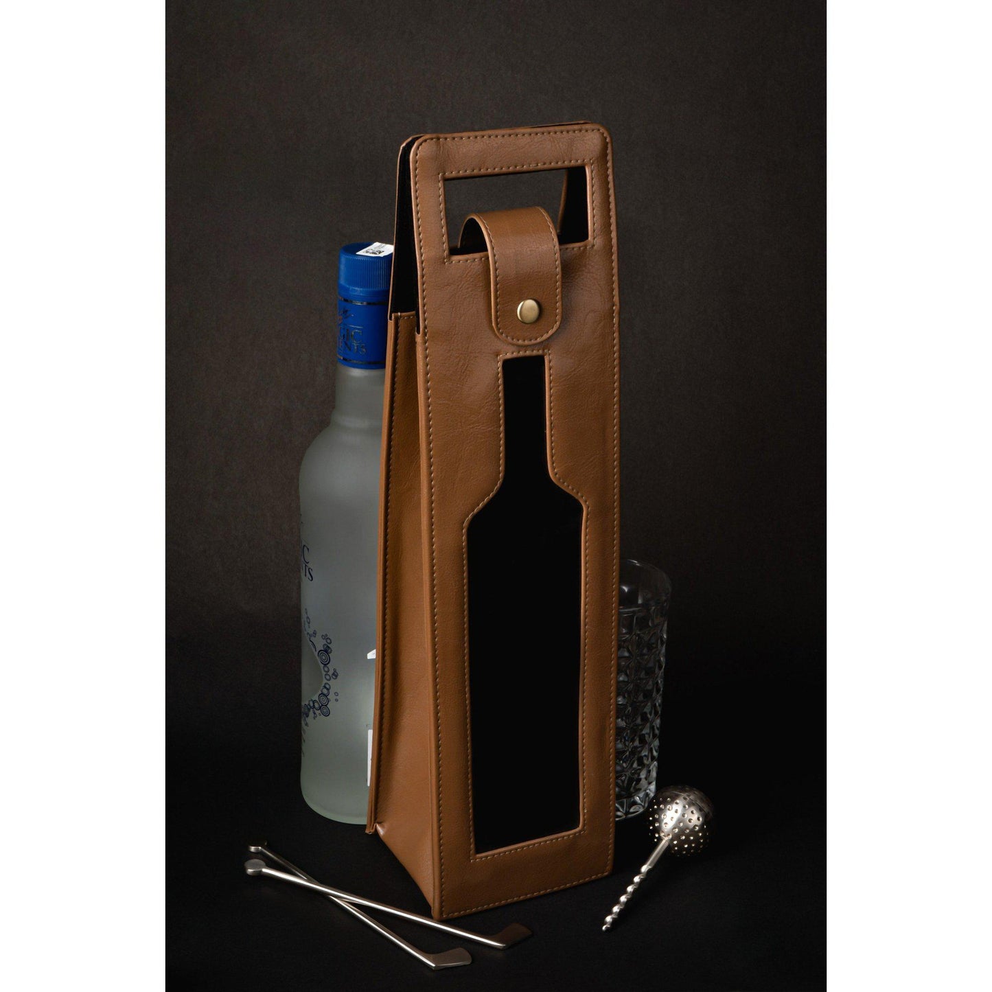 Single Bottle Wine Holder-Bar Accessories Travel Set-ONESKYSHOP