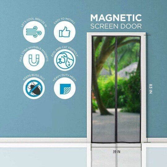 Magnetic Screen Mosquito Door