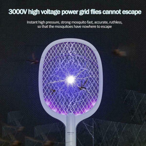 Mosquito Killer 2 in 1 Lamp and Racket